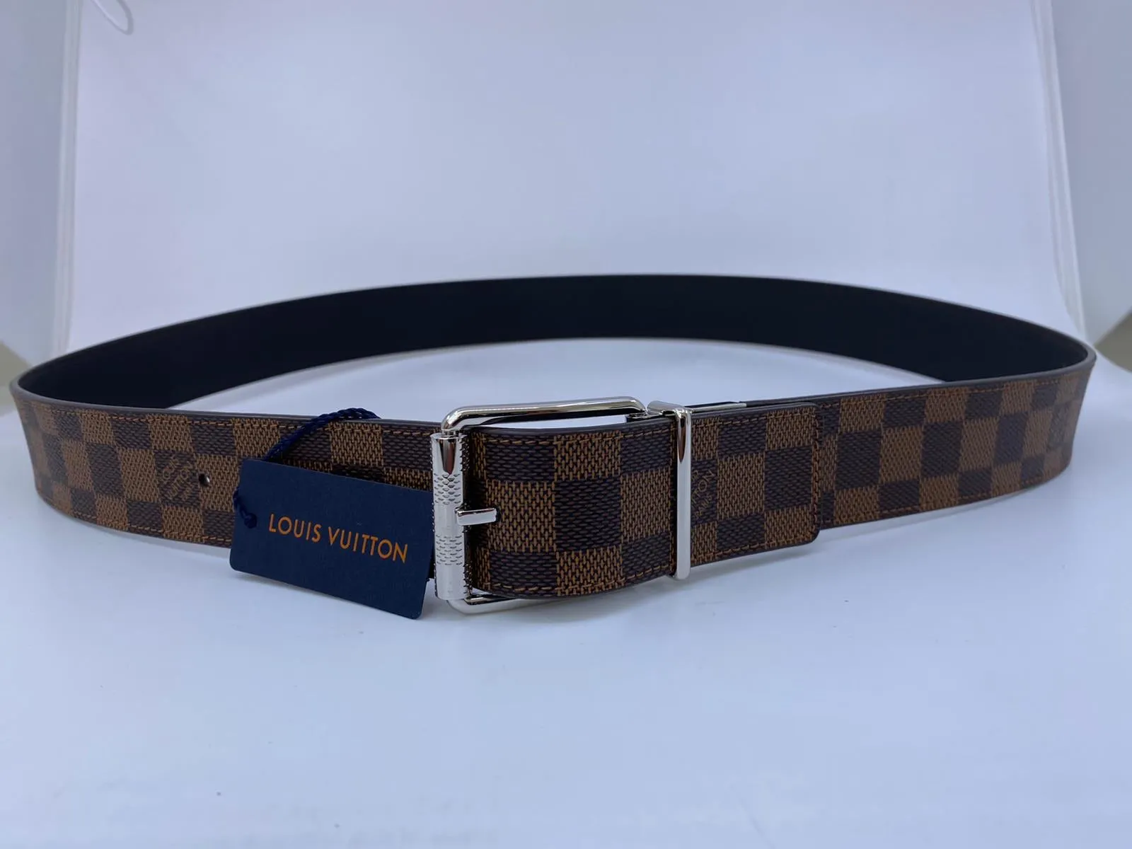 Reversible Damier Ebene Belt