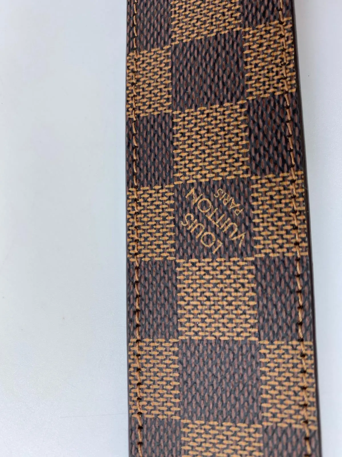 Reversible Damier Ebene Belt