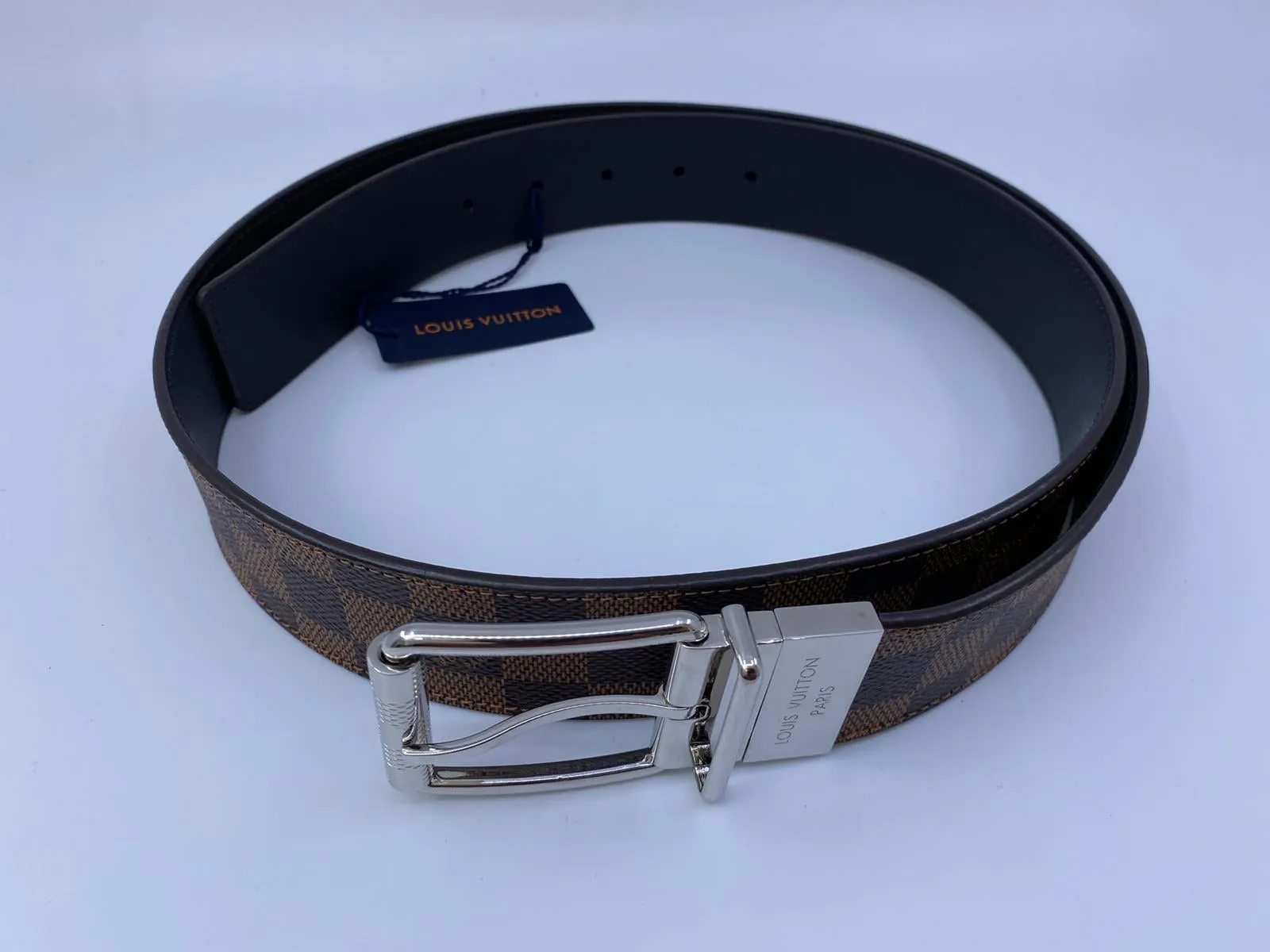 Reversible Damier Ebene Belt