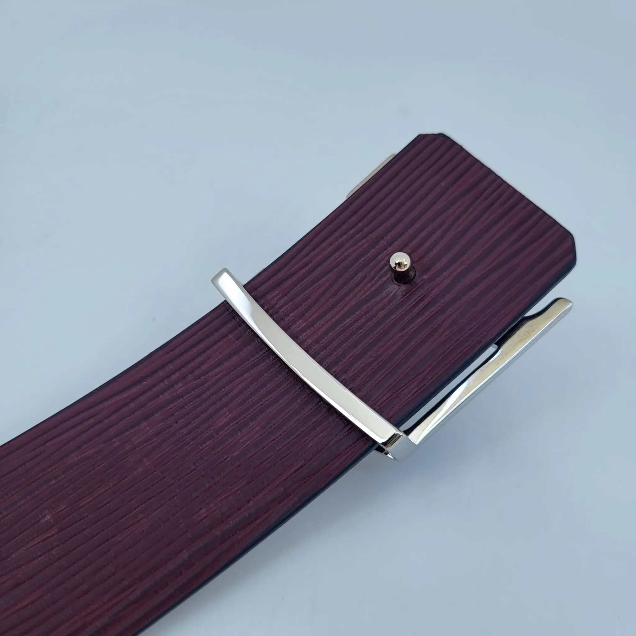 Reversible Damier Graphite Epi Initials 40 MM Belt