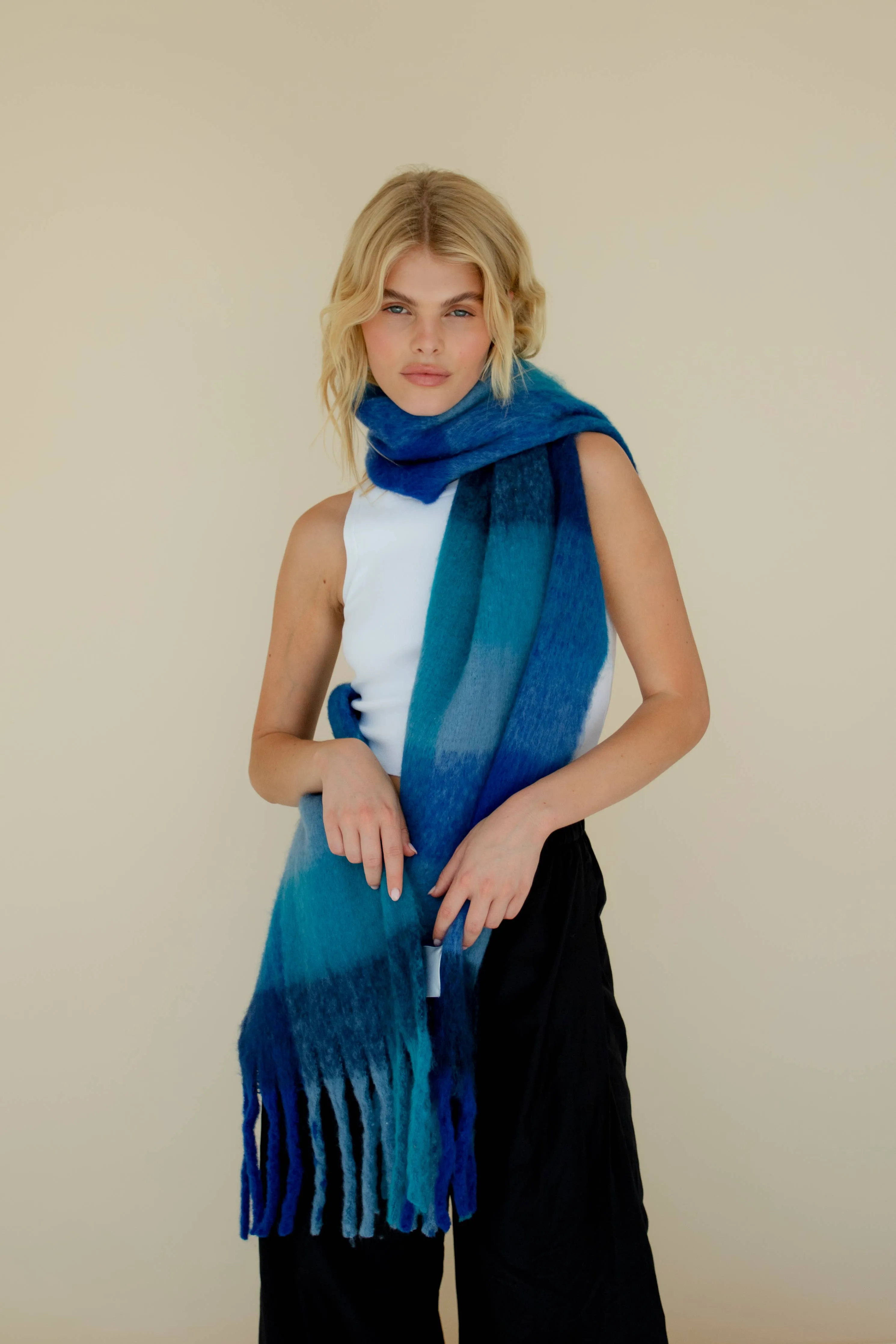 Reykjavik Scarf Blue