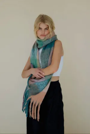 Reykjavik Scarf - Lilac Check