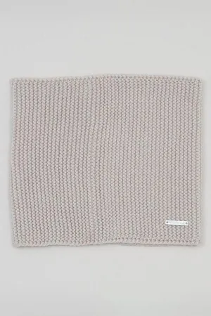 Ribbed Knitted Tube Scarf