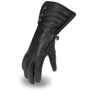 ROCKING - Gauntlet Leather Gloves