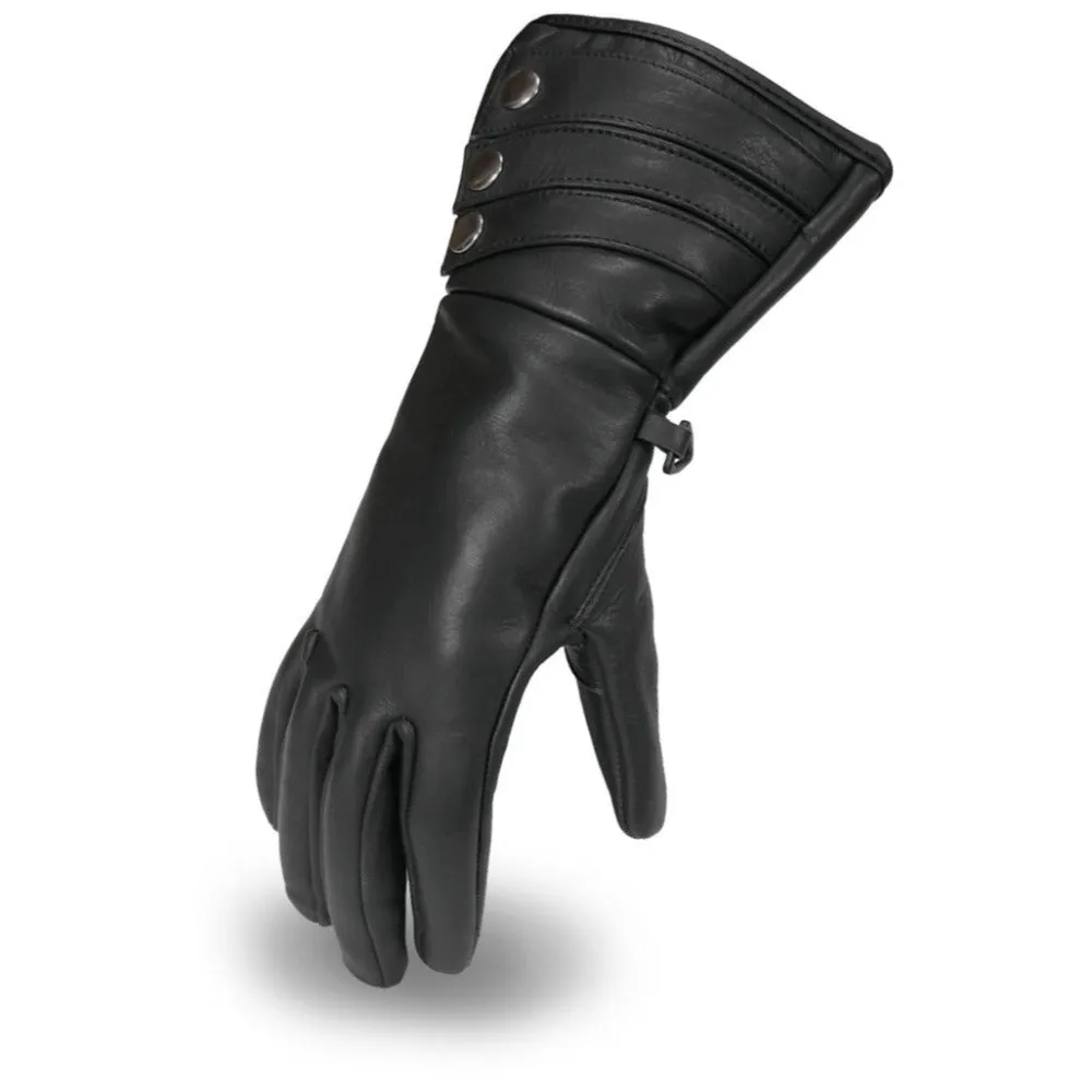 ROCKING - Gauntlet Leather Gloves