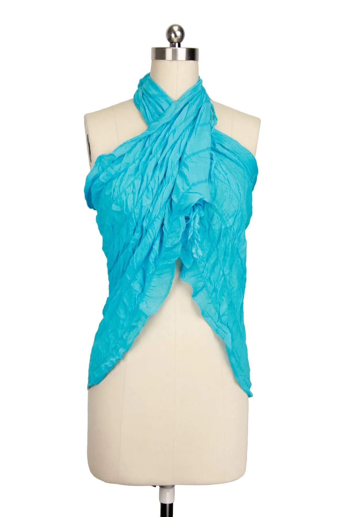 Romantic Ruffles Fringed Scarf