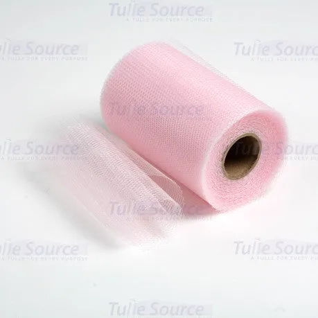 Rosette Pink Nylon Netting Fabric