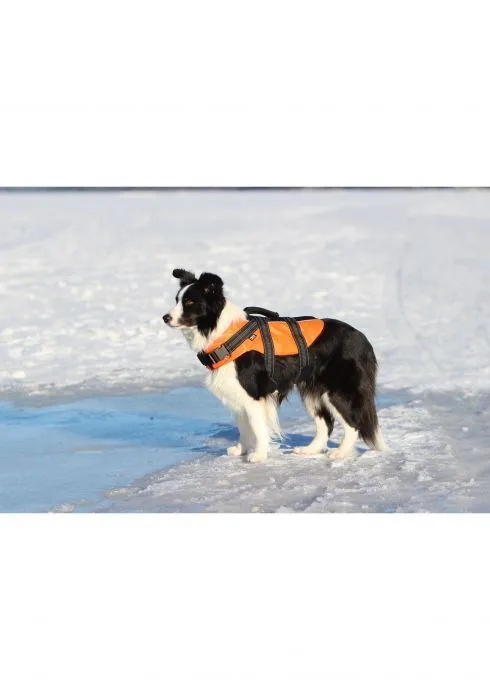 Rukka Pets Safety Lightweight Durable Dog Life Vest Orange