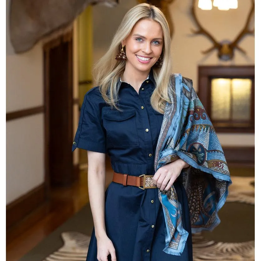 Sabina Savage Fortuna's Box Silk Twill Scarf