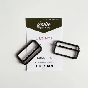 Sallie Tomato : Two Slider Buckles - 2 inch