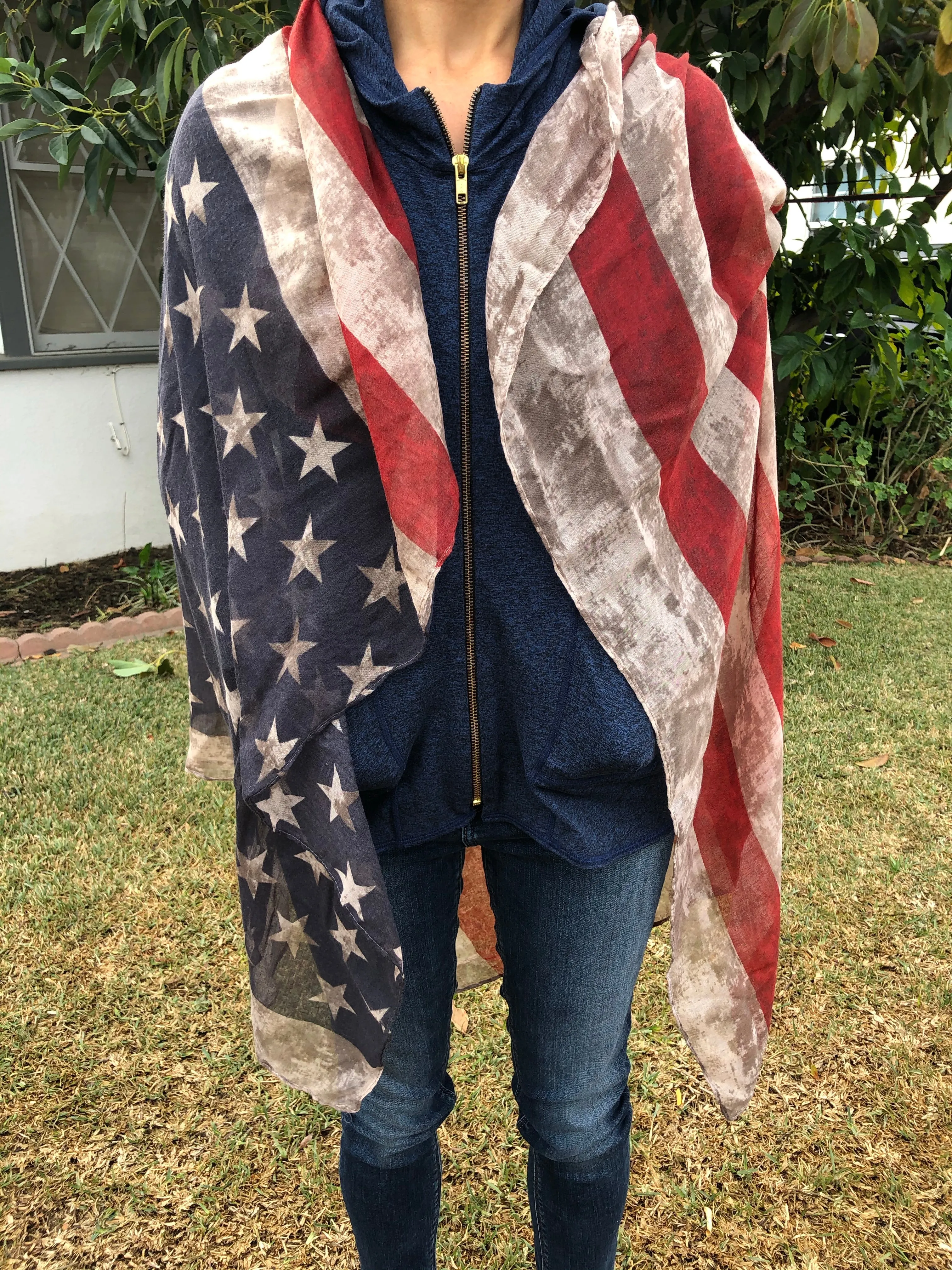 SCARF USA FLAG