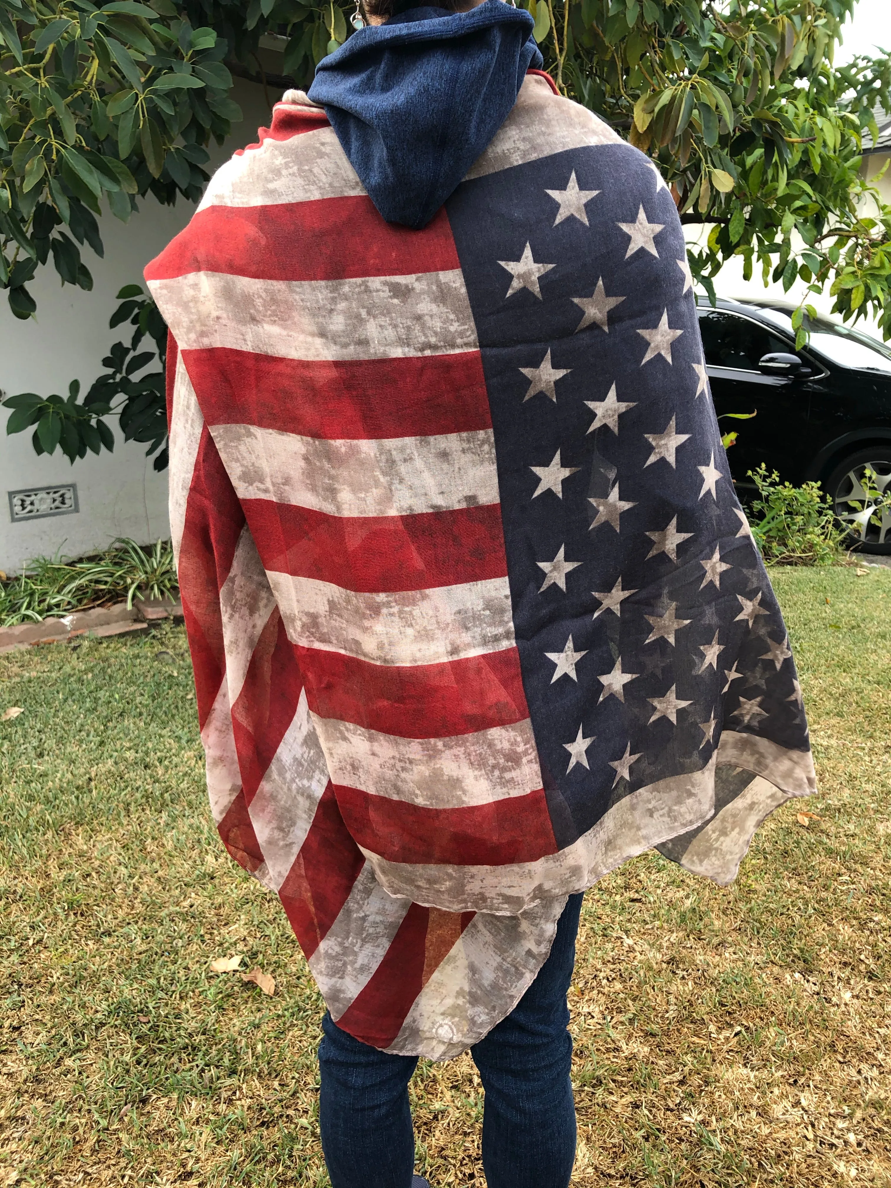 SCARF USA FLAG