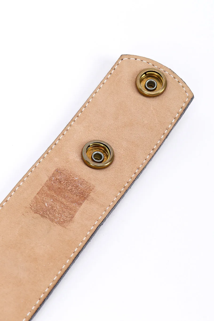 Scroll Buckle Chain Drape Belt
