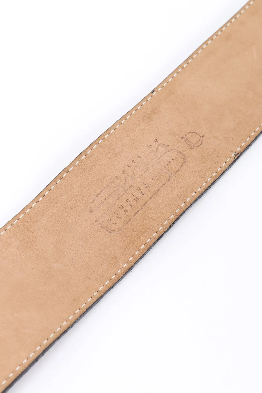 Scroll Buckle Chain Drape Belt