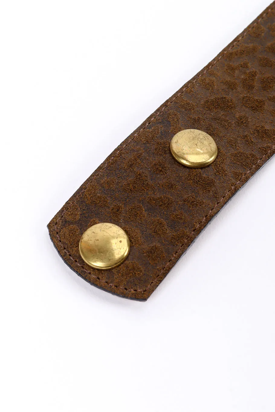 Scroll Buckle Chain Drape Belt