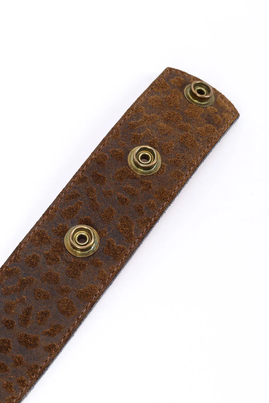 Scroll Buckle Chain Drape Belt