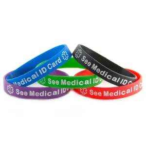 See Medical ID Card Bracelet
