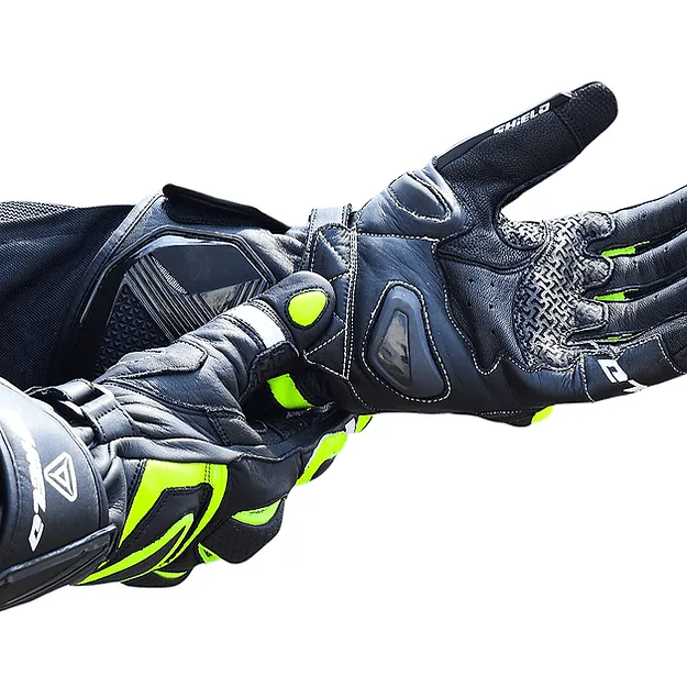 Shield Viper X Full Gauntlet Fluro Gloves
