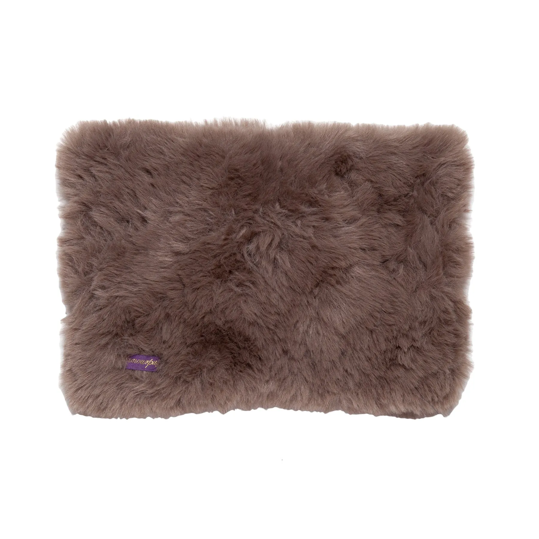 Signature Knitted Faux Fur Funnel