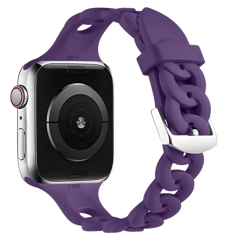 Silicone Chain Watch Band