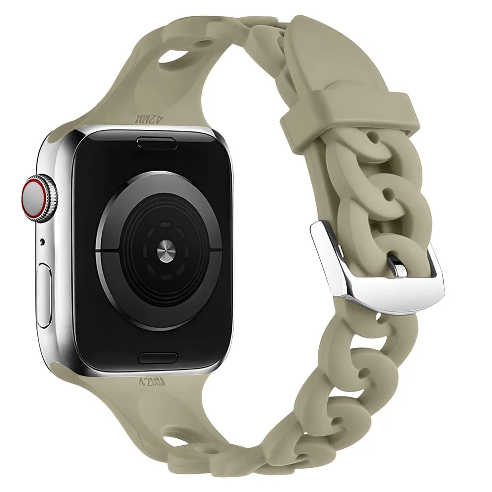 Silicone Chain Watch Band
