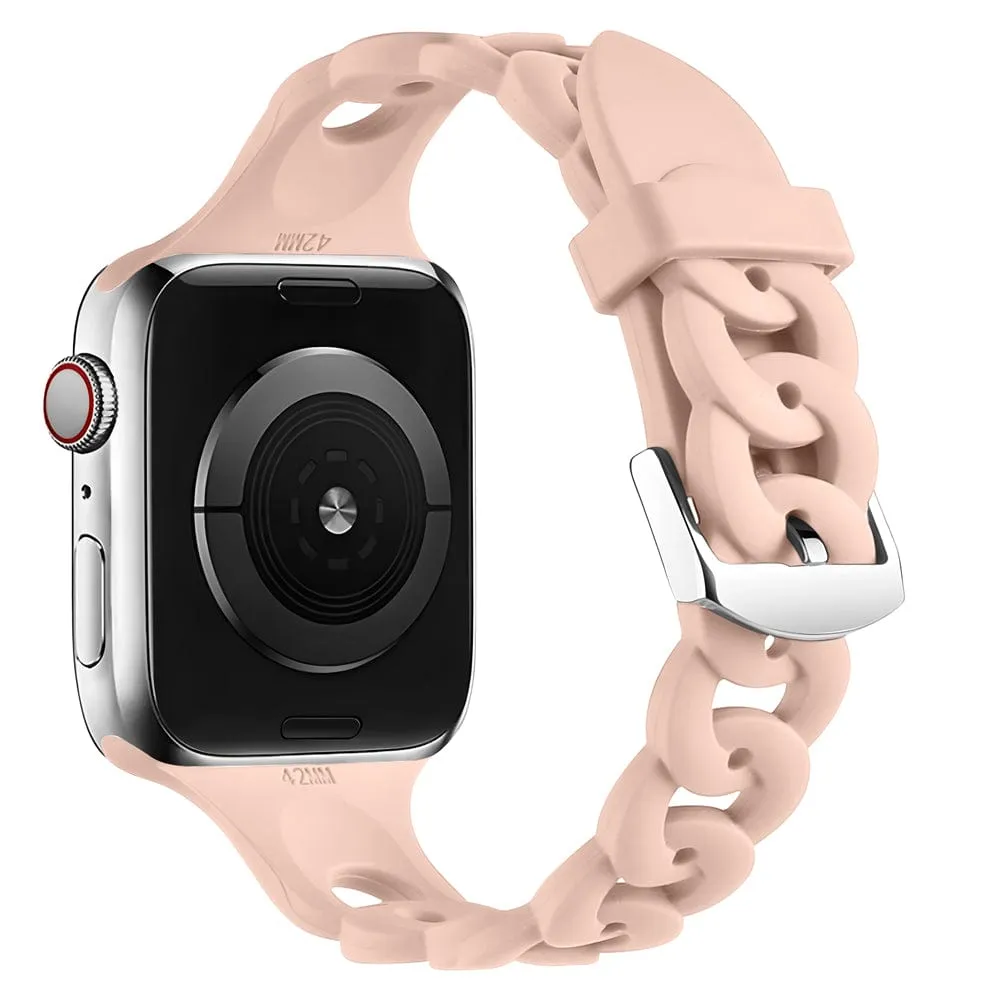 Silicone Chain Watch Band