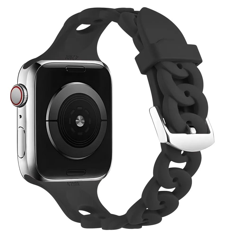 Silicone Chain Watch Band