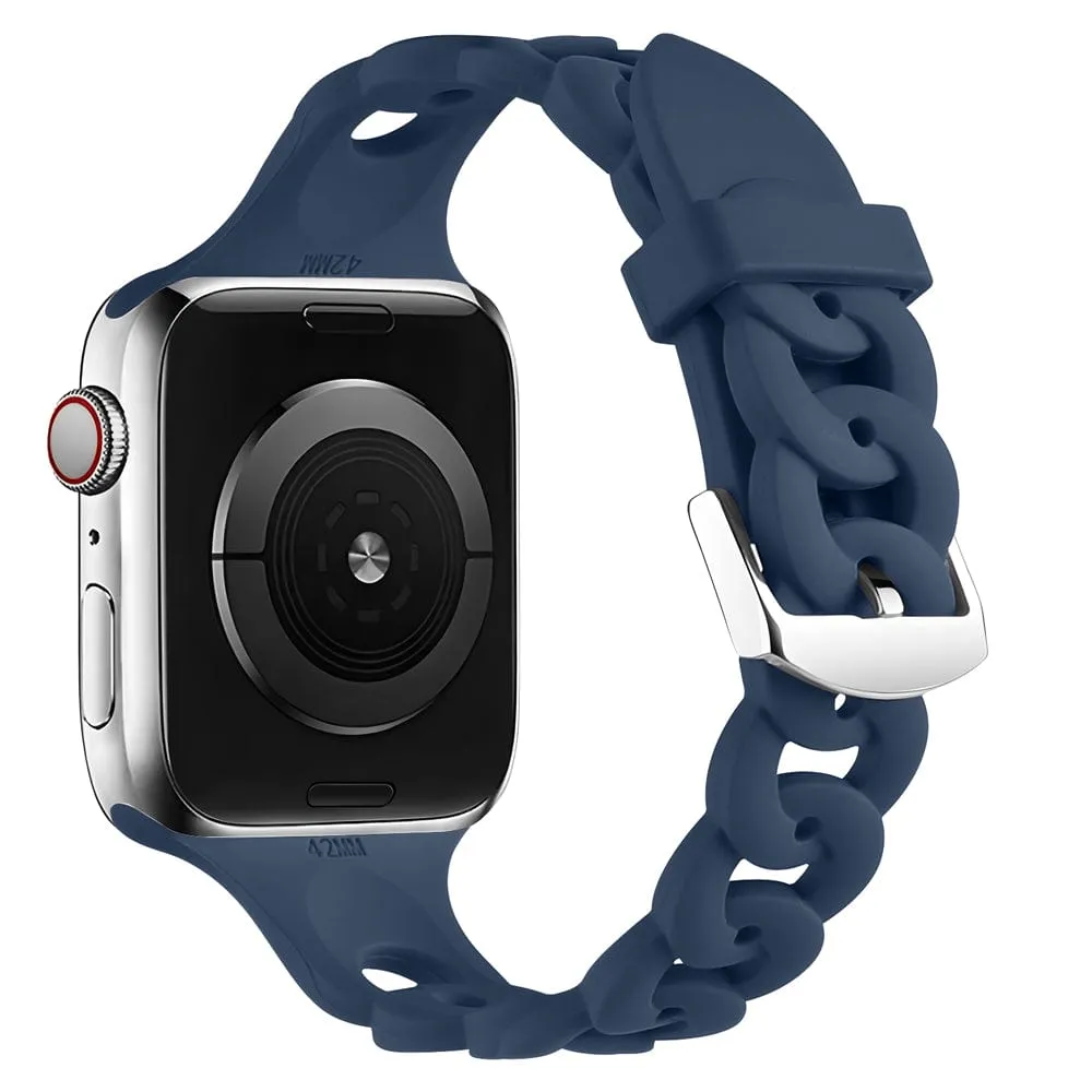 Silicone Chain Watch Band