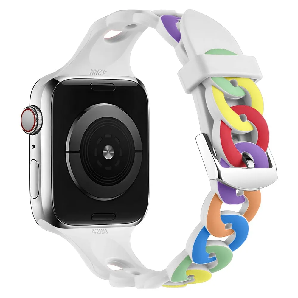 Silicone Chain Watch Band