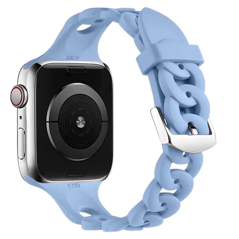 Silicone Chain Watch Band