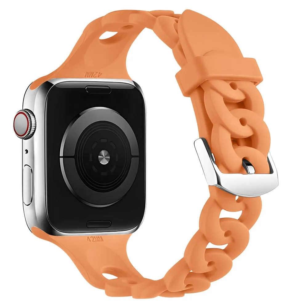 Silicone Chain Watch Band