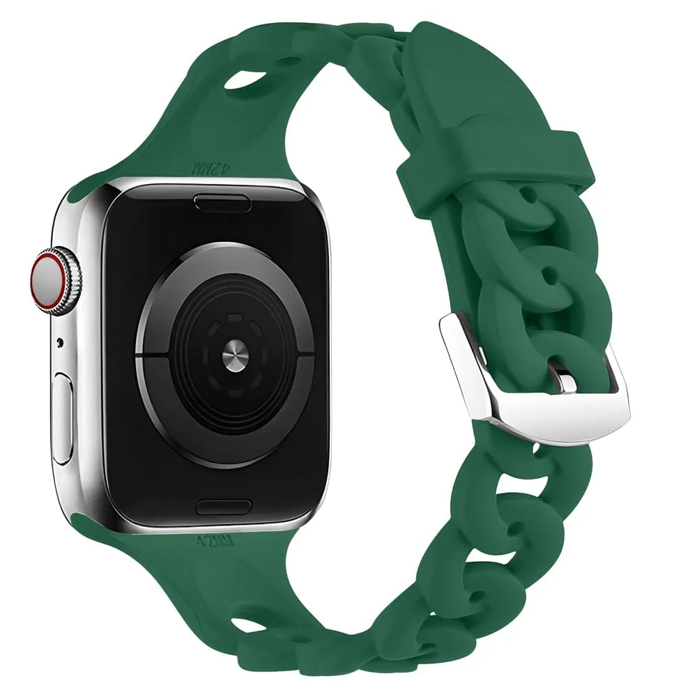 Silicone Chain Watch Band