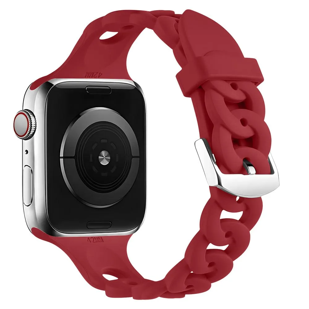 Silicone Chain Watch Band