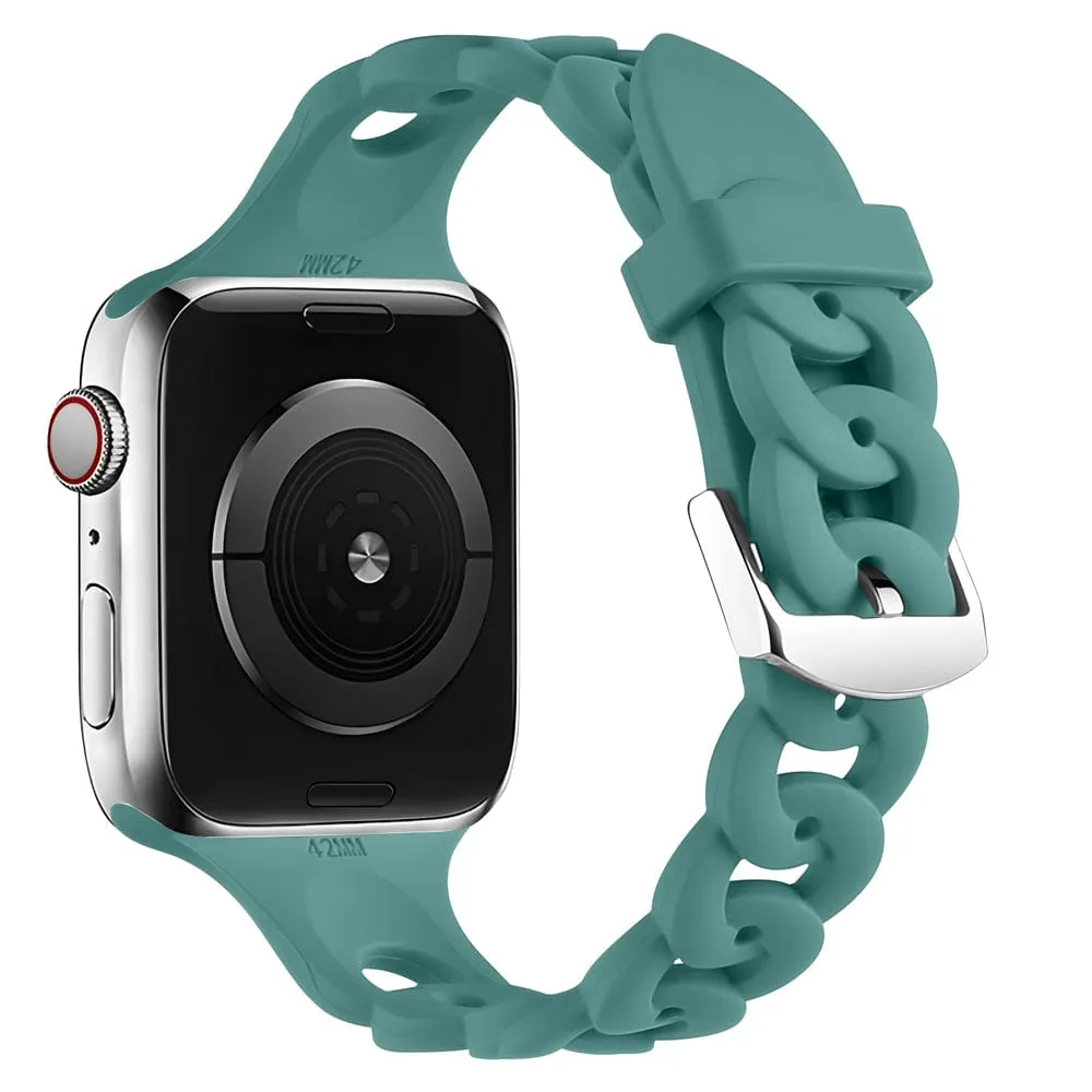 Silicone Chain Watch Band