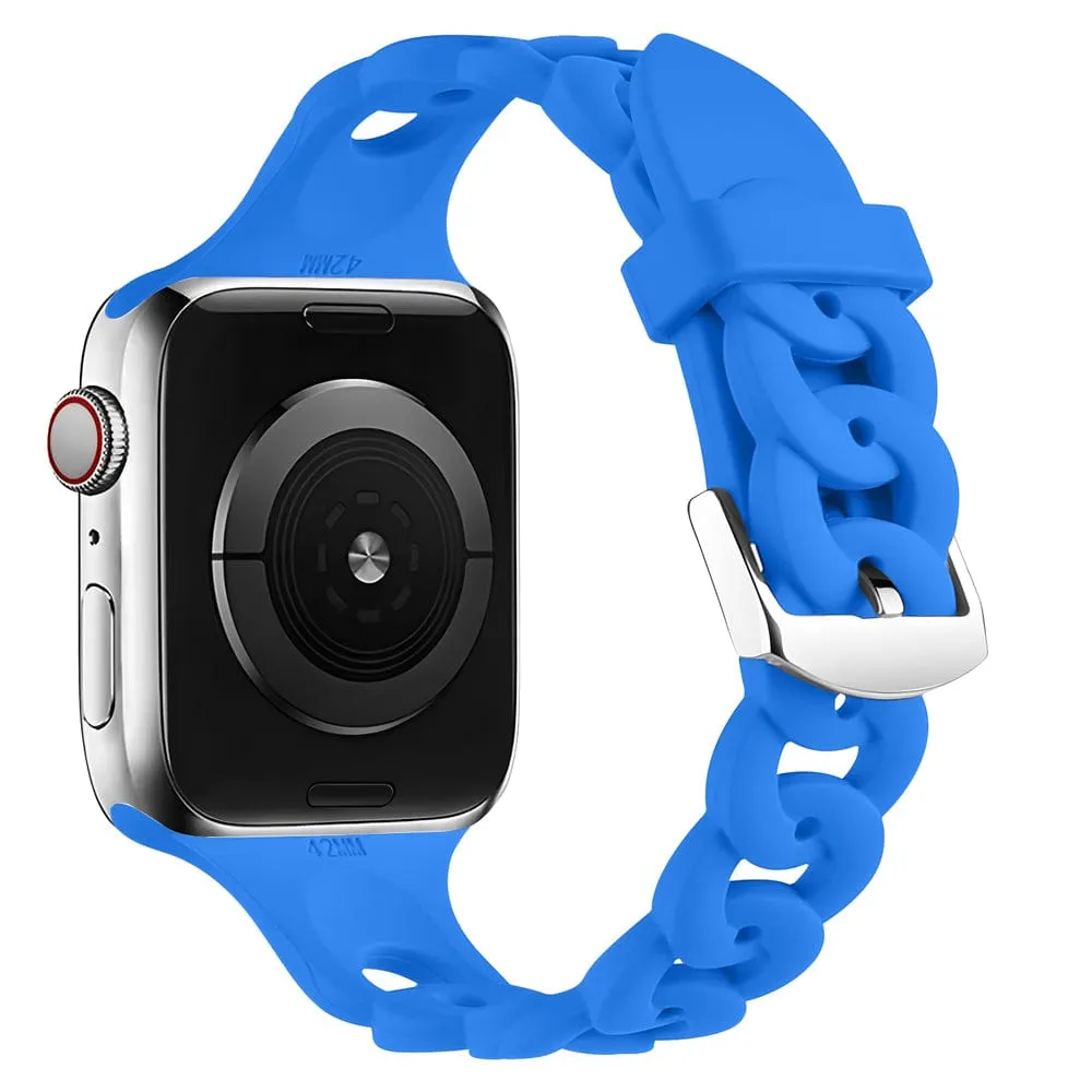 Silicone Chain Watch Band