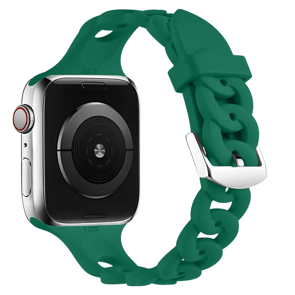 Silicone Chain Watch Band