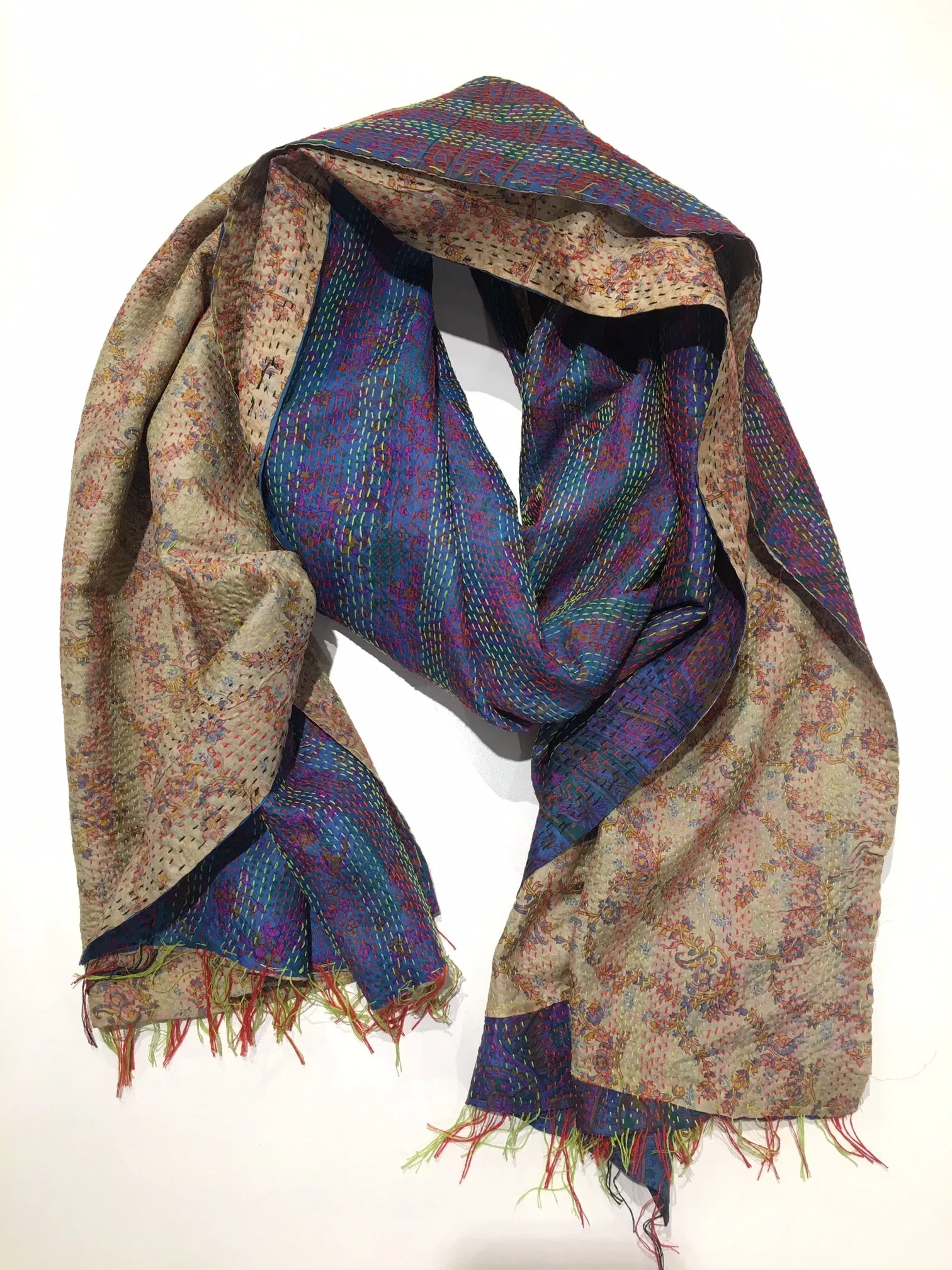 SILK KANTHA SCARF