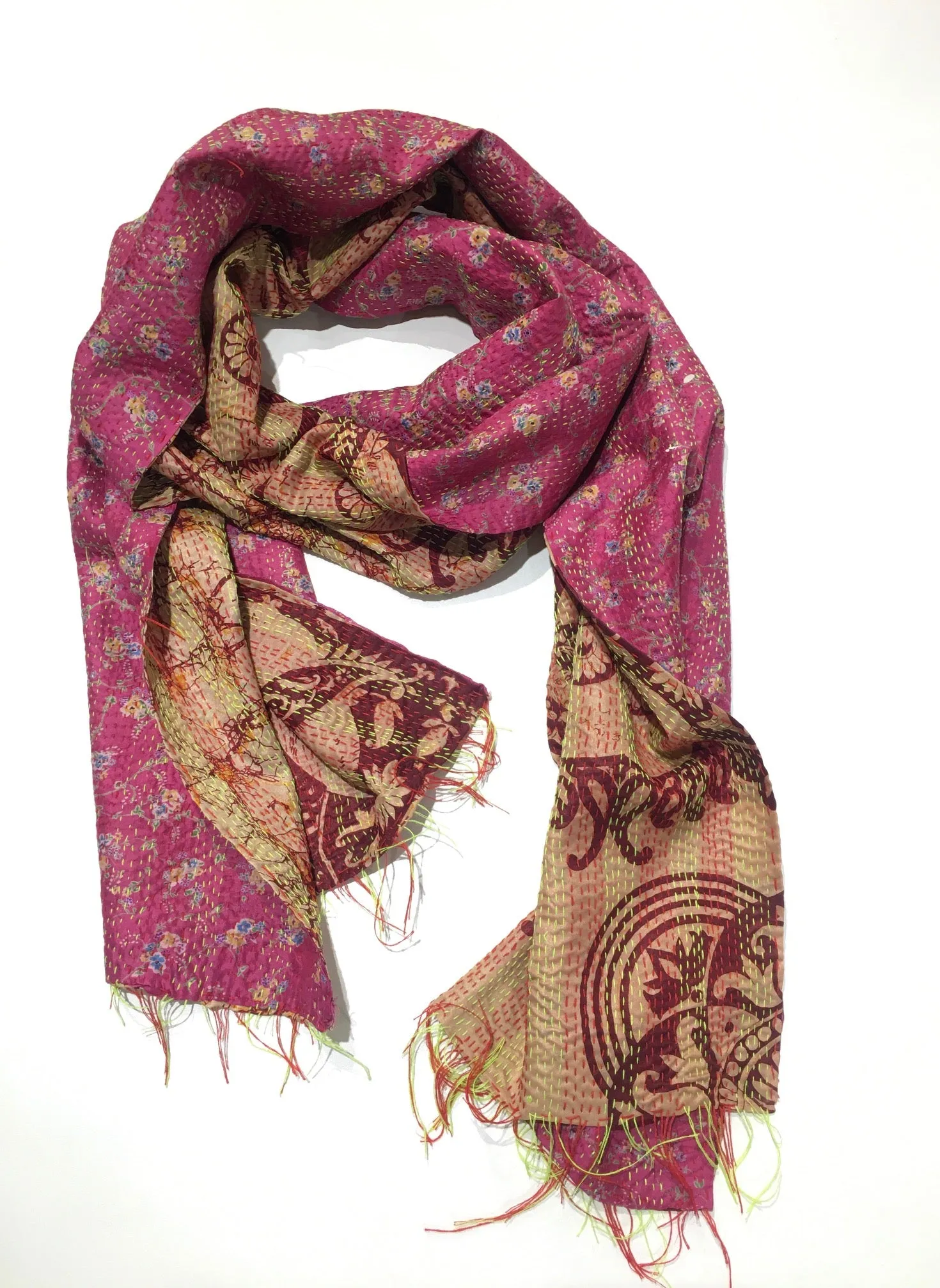 SILK KANTHA SCARF