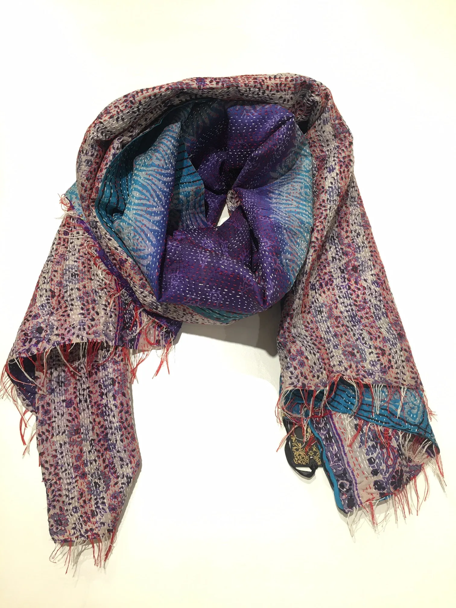 SILK KANTHA SCARF