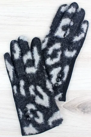 SMART TOUCH LEOPARD GLOVES