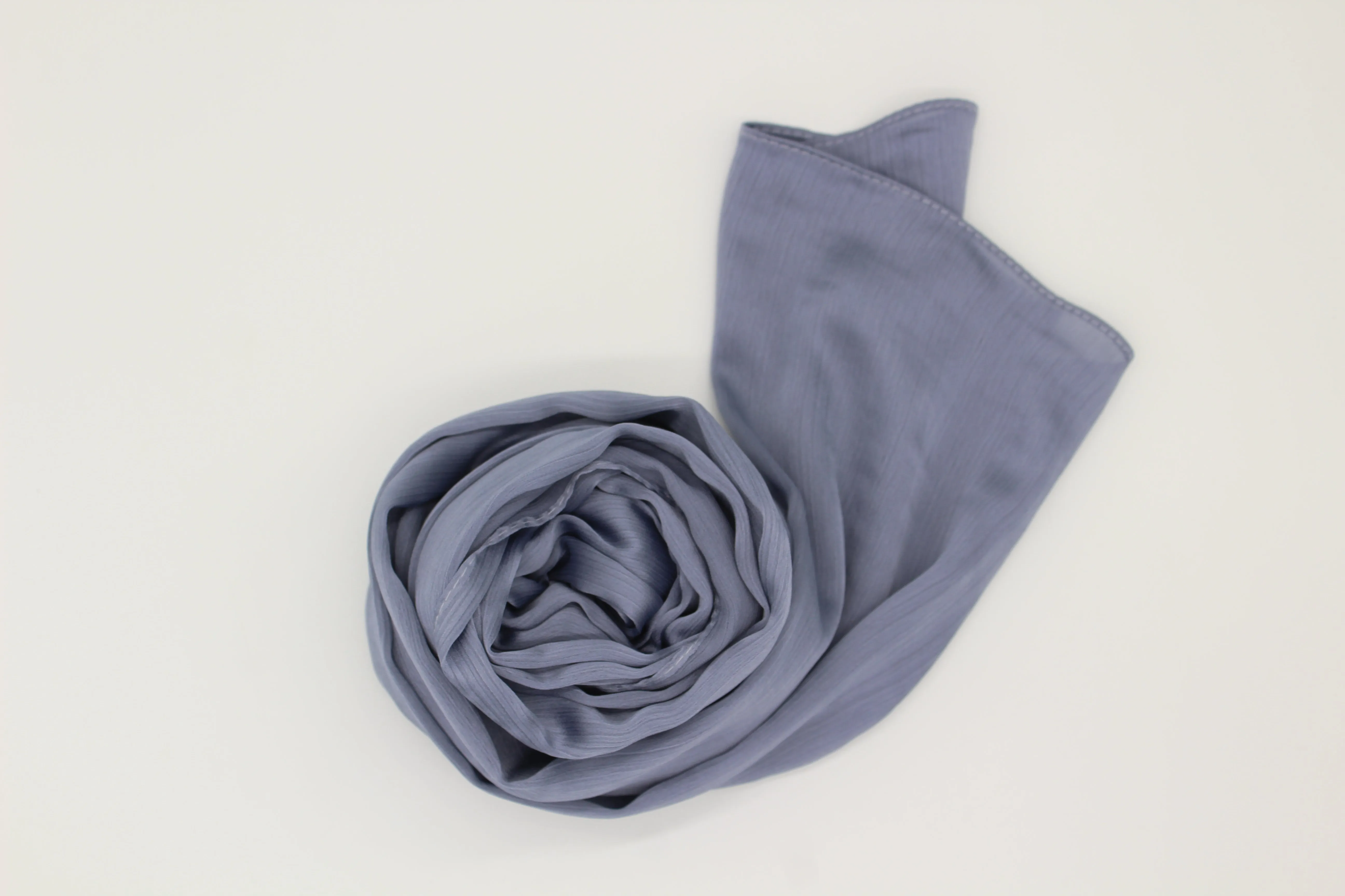 Steel Blue Luxe Scarf
