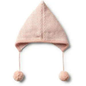 Strawberry & Cream Knitted Bonnet