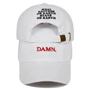 Summer DAMN Hats Embroidered Earth Dad Hat Hip Hop Cap