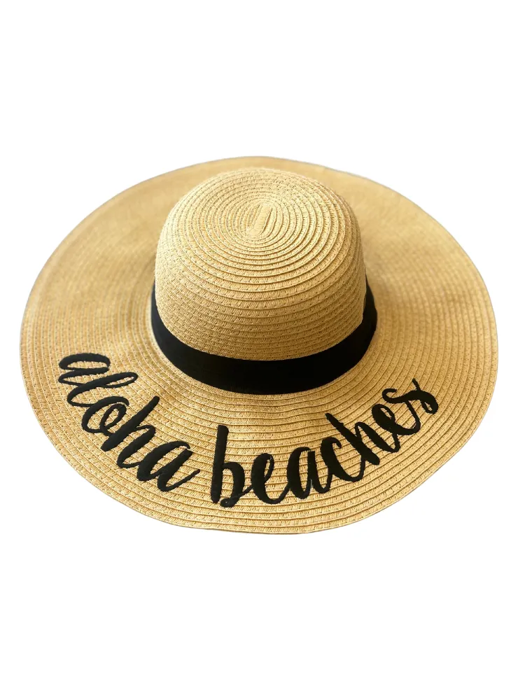 Summer Straw Hat - Aloha Beaches