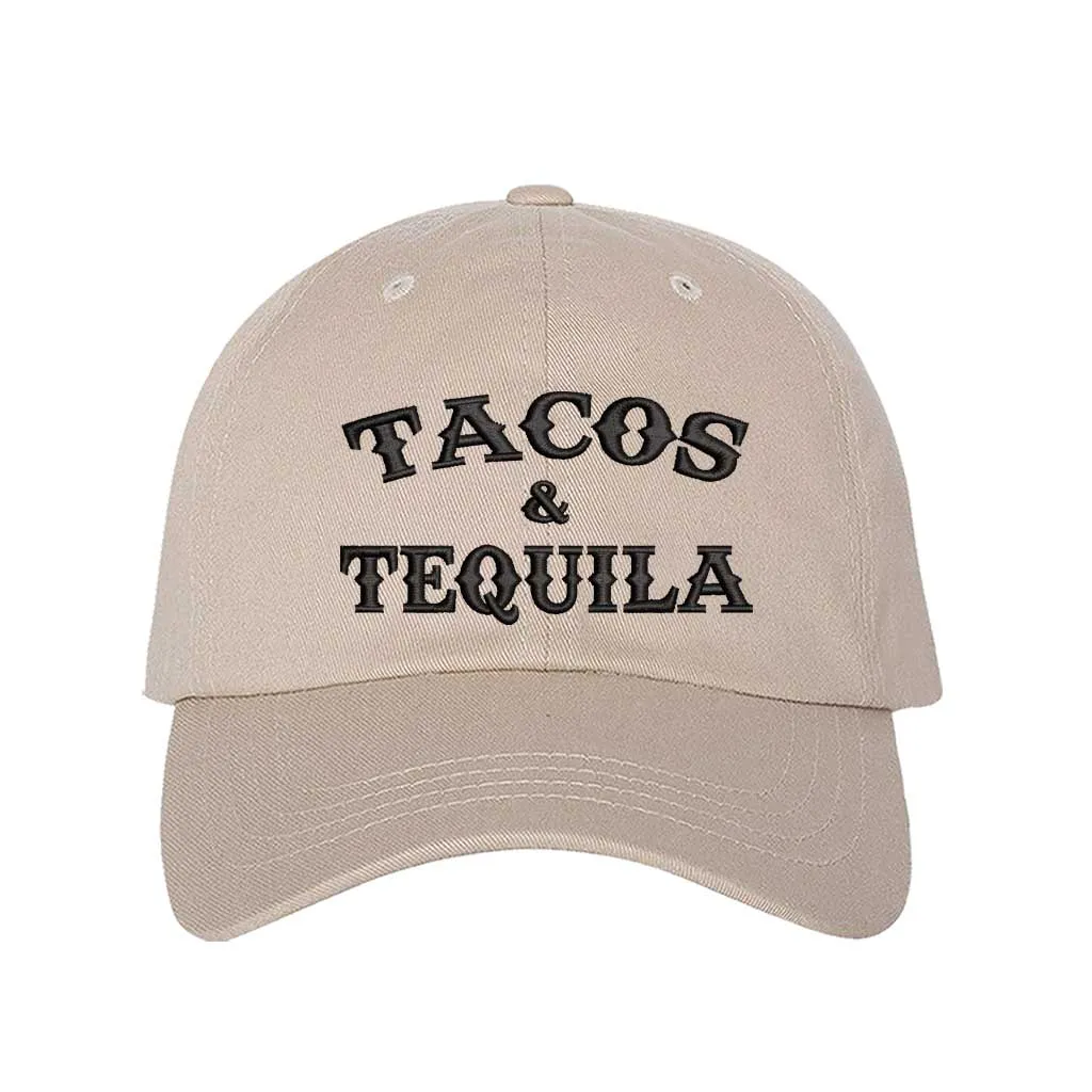 Tacos & Tequila Embroidered Baseball Hat