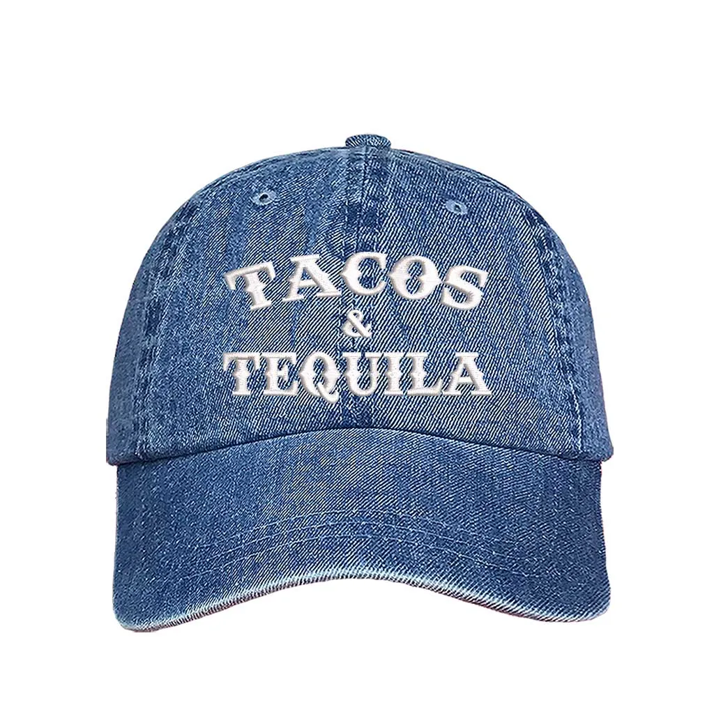 Tacos & Tequila Embroidered Baseball Hat