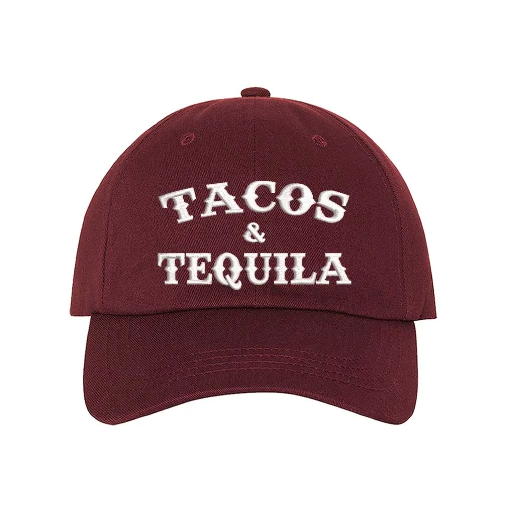 Tacos & Tequila Embroidered Baseball Hat