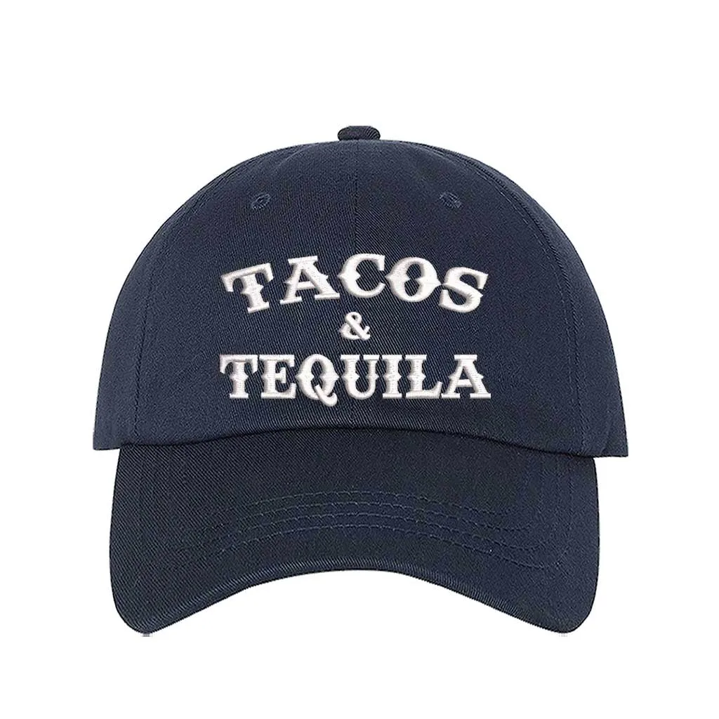 Tacos & Tequila Embroidered Baseball Hat