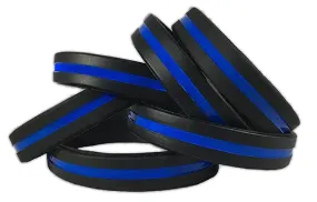 THIN BLUE LINE WRISTBAND