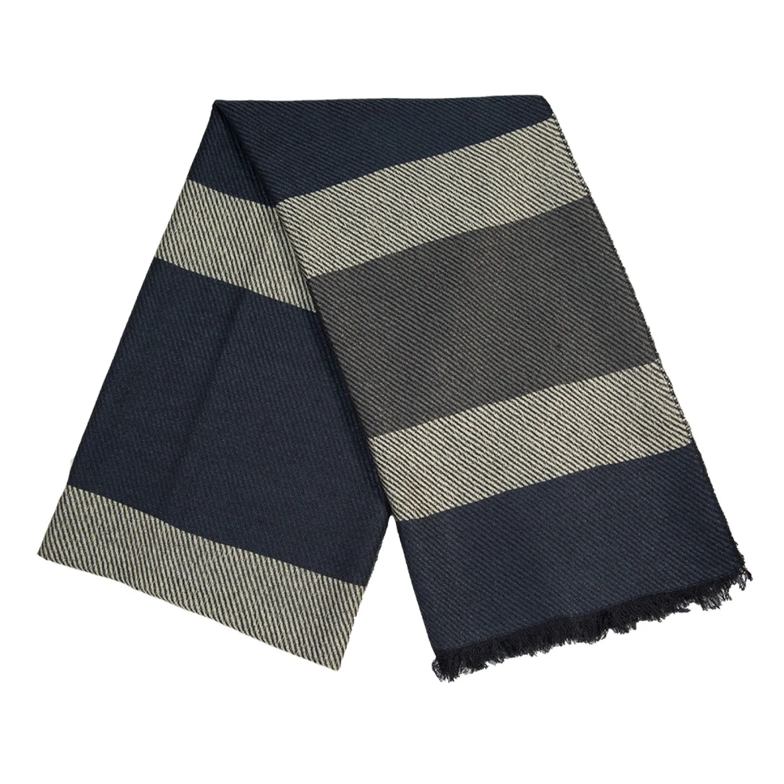 Three Tone Design Scarves ( 5 Colors )